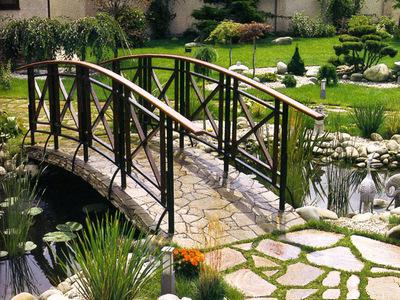 декоративный мостик из дерева | Садовые мостики, Сады на открытом воздухе, Ландшафтный дизайн