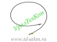 Вал гибкий привода спидометра (235 мм) Урал