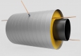 Элемент трубопровода в ппу изоляции с кабелем вывода