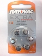 Батарейки для слуховых аппаратов Rayovac ZA13  (упаковка 6 шт.)
