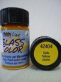 Краска «Glass color» для росписи стекла, желтая