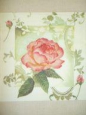 Салфетка для декупажа 44, «Очаровательная роза»