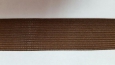 Тесьма вязанная окантовочная 22мм арт.4C-516/22, цв. 1 коричневый (рул100м)