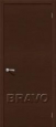 Дверь шпонированная Евро Г-0 в цвете Ф-25 (Венге)