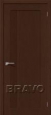 Дверь шпонированная Евро-1 в цвете Ф-25 (Венге)