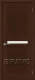 Дверь шпонированная Евро-23 в цвете Ф-25 (Венге)