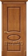 Дверь шпонированная серии Элит Валенсия в цвете Д-17 (Медовый Дуб)