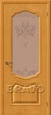Дверь шпонированная серии Элит Премьера в цвете Т-03 (ДубНат) остекленная