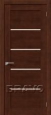 Дверь шпонированная серии Элит Токио-5 в цвете Д-19 (Бренди) остекленная