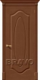 Дверь шпонированная Аура в цвете Ф-12 (Орех)