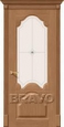 Дверь шпонированная Афина в цвете Ф-02 (Дуб) остекленная