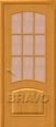 Дверь шпонированная Капри-3 в цвете Т-03 (ДубНат) остекленная