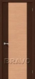 Дверь шпонированная Этюд в цвете Ф-27 (Венге)/Ф-01 (Дуб)