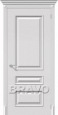 Дверь с отделкой эмалью Фьюжн Плюс в цвете К-23 (Белый)