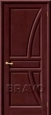 Дверь из массива Моне в цвете Т-27 (Махагон)