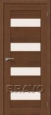 Дверь экошпон MG4 MF в цвете Marrone Melinga остекленная