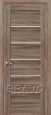 Дверь экошпон VP5 MF в цвете Scuro остекленная