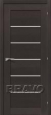 Дверь экошпон VP5 в цвете Moro остекленная