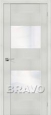 Дверь экошпон VG2 WW в цвете Bianco Melinga остекленная