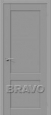 Дверь ПВХ Порта-1 в цвете П-16 (Серый)