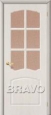 Дверь ПВХ Альфа в цвете П-21 (БелДуб) остекленная Дверь ПВХ Альфа в цвете П-21 (БелДуб) остекленная
