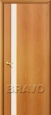 Дверь ПВХ Милано Порто-1 в цвете П-12 (МиланОрех) остекленная