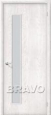 Дверь ламинированная Гост ПО-1 в цвете Л-09 (Сканди) остекленная