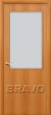 Дверь ламинированная Гост ПО-2 в цвете Л-12 (МиланОрех) остекленная