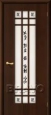 Дверь ламинированная 17Х в цвете Л-13 (Венге) остекленная Дверь ламинированная 17Х в цвете Л-13 (Венге) остекленная