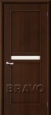 Дверь ламинированная 19С в цвете Л-13 (Венге) остекленная