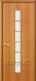 Дверь ламинированная 2С в цвете Л-12 (МиланОрех) остекленная