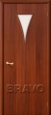 Дверь ламинированная 3С в цвете Л-11 (ИталОрех) остекленная