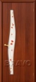 Дверь ламинированная 6П в цвете Л-11 (ИталОрех) остекленная