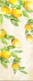 Декоративное панно на флизелине Лимонный декор