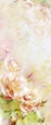 Декоративное панно на флизелине Розовая акварель