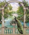 Декоративное панно на флизелине Райский сад 2