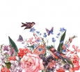 Фотообои DIVINO Decor Птицы на цветах D2-076