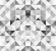 Фотообои DIVINO Decor Ромбы ч/б Б1-037