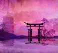 Фотообои DIVINO Decor Храм Япония D2-095