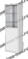 Шкаф медицинский металлический ШМ-01 МСК-646.02 (320*570*1655) верх-стекло, низ-металл