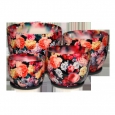 Горшки для цветов керамические в комплекте «Барилка» Радужные розы