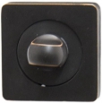 Завертка RENZ BK 02 ABB черная бронза с патиной, квадратная