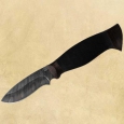 Охотничий нож Н31 из дамаска, микропористая резина, текстолит