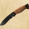 Охотничий нож Н31А из дамаска, наборная береста, текстолит