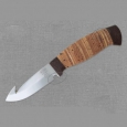Охотничий нож НР21А из стали ЭИ-107, наборная береста, текстолит