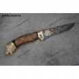 Нож подарочный Н8- «Спецназ» из дамаска, литье «Медведь»