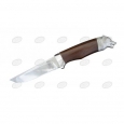 Подарочный нож Н14-Тифлис из стали ЭИ-107, орех, латунь в никеле, литье Волк