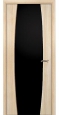 Межкомнатная дверь  ДО ТР 5 ЧЕРНОЕ СТЕКЛО