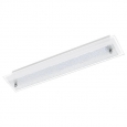 Cветодиодный светильник наст.-потол. PRIOLA, 2x4,5W (LED), 450X90, сталь, белый/cтруктурное стекло, белый