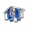 Встраиваемый светильник IP20 G9 40W 220V CARAMEL 2 369370 NT09 216 хром/прозрачно-голубой